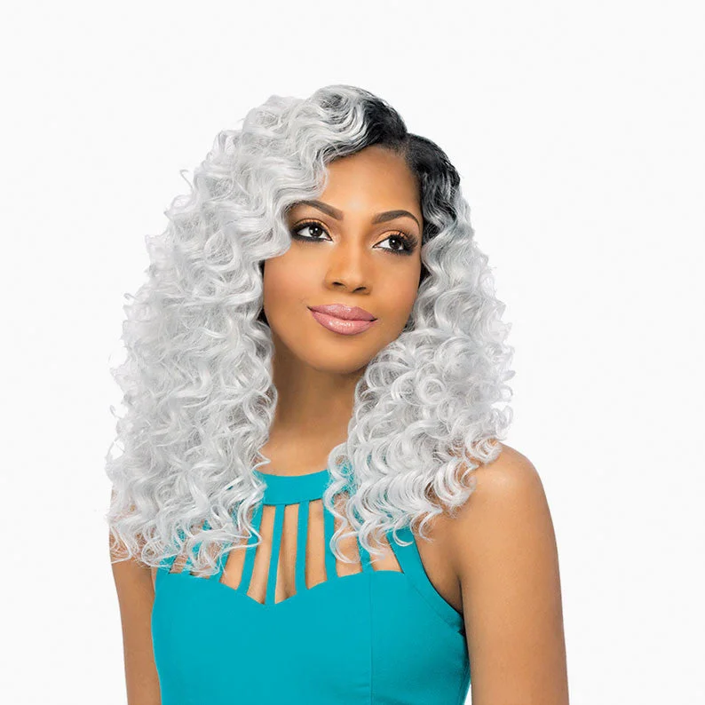 Adjustable - cap lace wig for a comfortable fitSENSATIONNEL PREMIUM TOO Multi Loose Twist 12", 14", 16"