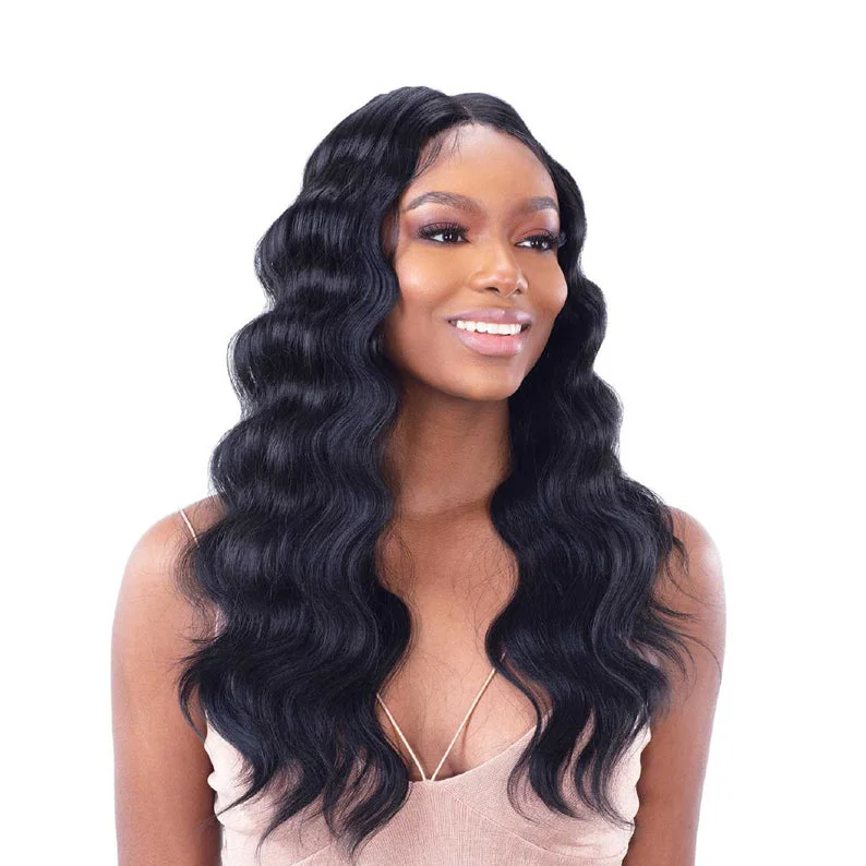 Lace wig with a pre - bleached knot for a natural - looking scalpSHAKE N GO Freetress Equal Synthetic Hair Lace Front Wig LFW 006 LITE