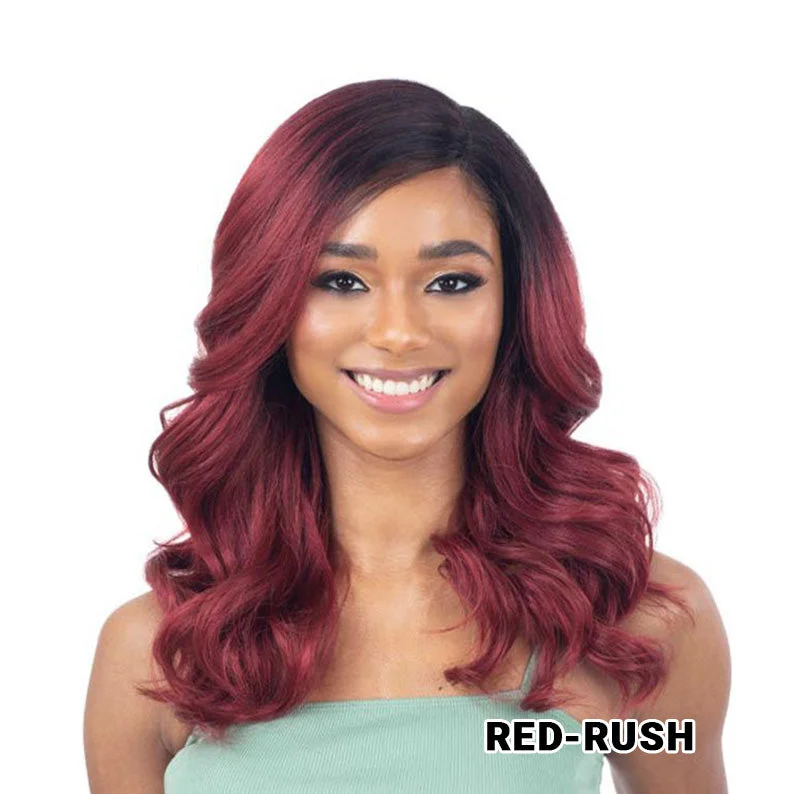 Synthetic lace wig with a heat - resistant formulaSHAKE N GO Freetress Equal Synthetic HD Lace Front Wig KALYNN