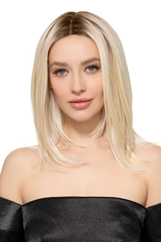 Human - hair lace wig for a luxurious and natural feelTressAllure Wigs - Undercut Bob (MC1414)