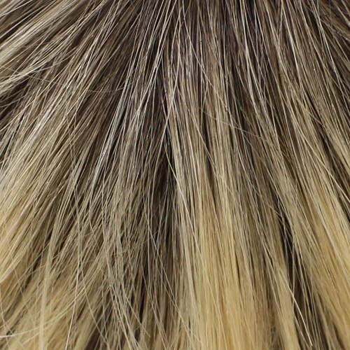 **02-6 | Root 04/22 | Dark Brown Root. The rest is Beige Blonde.