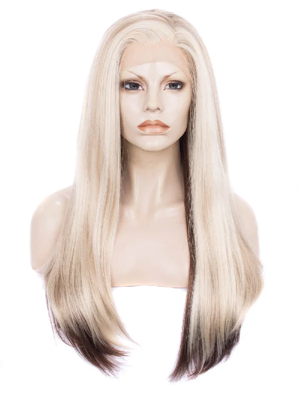 Synthetic long - length wig with a natural - looking textureALYSSA MIRAGE