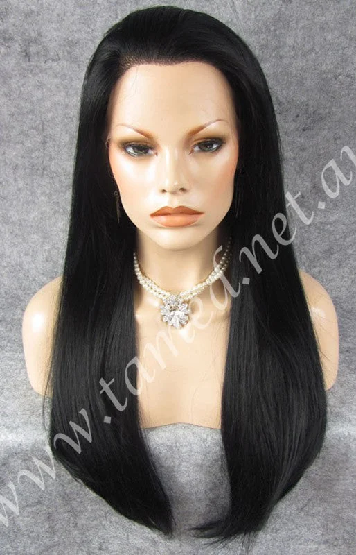 Human - hair long - length wig for a natural and luxurious feelALYSSA VOODOO