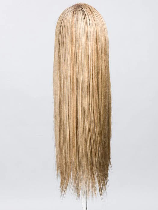 LIGHT BERNSTEIN ROOTED 14.26.27 | Medium Ash Blonde, Light Golden Blonde, and Dark Strawberry Blonde with Shaded Roots