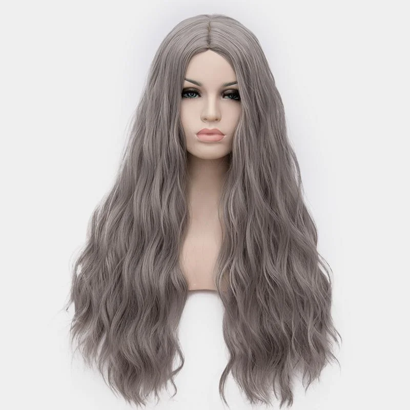 Long - length wig with a heat - resistant formula for easy styling at homeD153