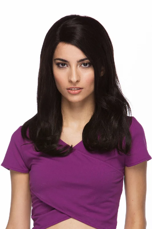 Long - length wig with a honey - blonde color for a warm and sunny appearanceElaina <br>Remy Human Hair Lace Front Wig