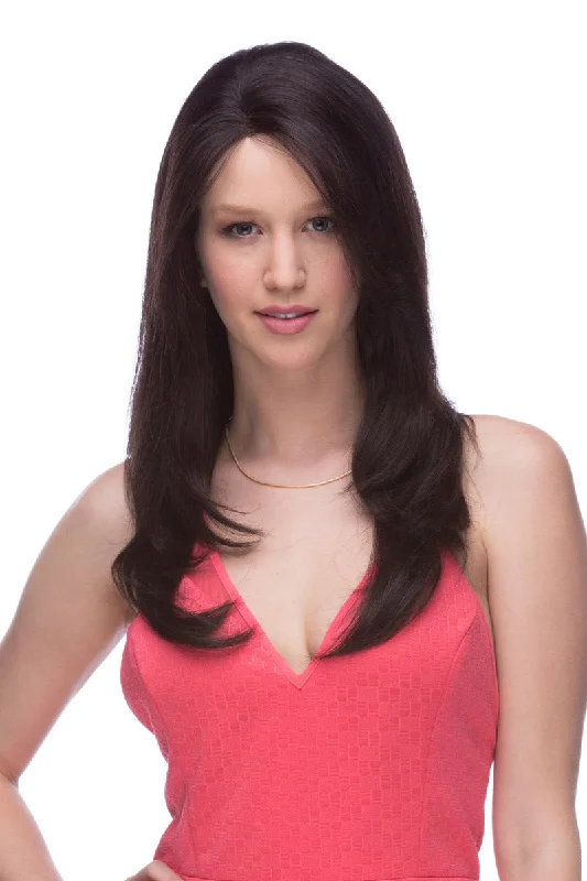 Long - length wig with a 220 - density for an extra - full appearanceHelena <br>Remy Human Hair Lace Front Wig