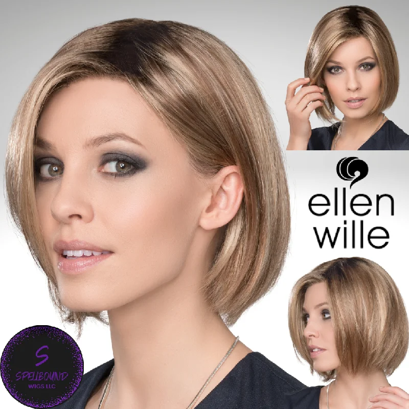 Lace - front short wig for a seamless and realistic hairlineElite Small in Mocca Mix - Hair Power Collection by Ellen Wille ***CLEARANCE***