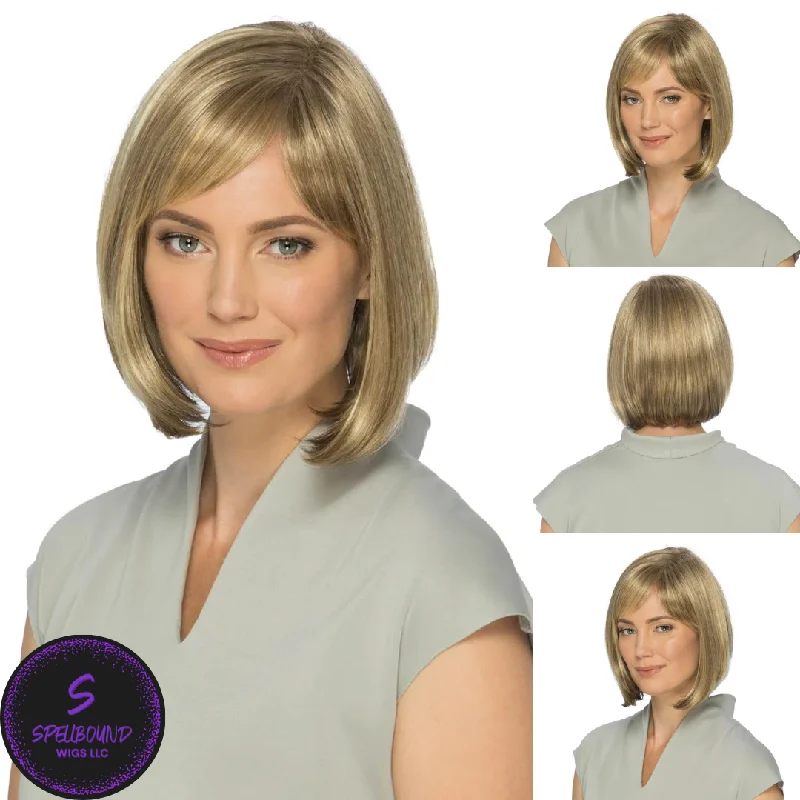 Short wig with a wavy texture for a beachy and relaxed lookEmma - High Society Monofilament Top Collection by Estetica Designs