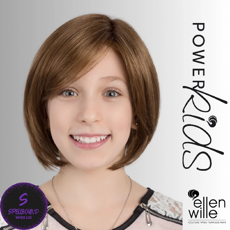 Short wig with auburn highlights for a warm and rich colorEmma - Power Kids Collection by Ellen Wille