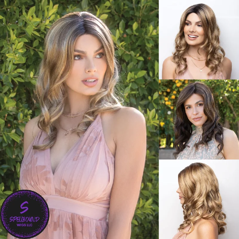 Short wig with a curly texture for a playful and youthful vibeEnsley Top Piece - Orchid Collection by Rene of Paris