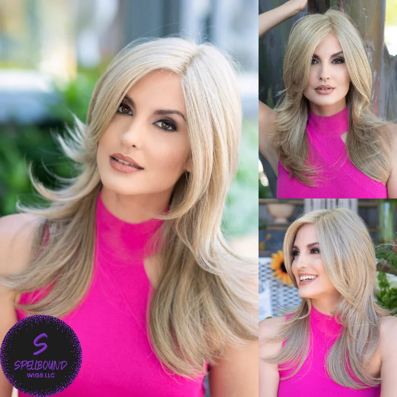 Long - length wig with a wavy texture for a beachy and romantic lookErica - EnvyHair Collection