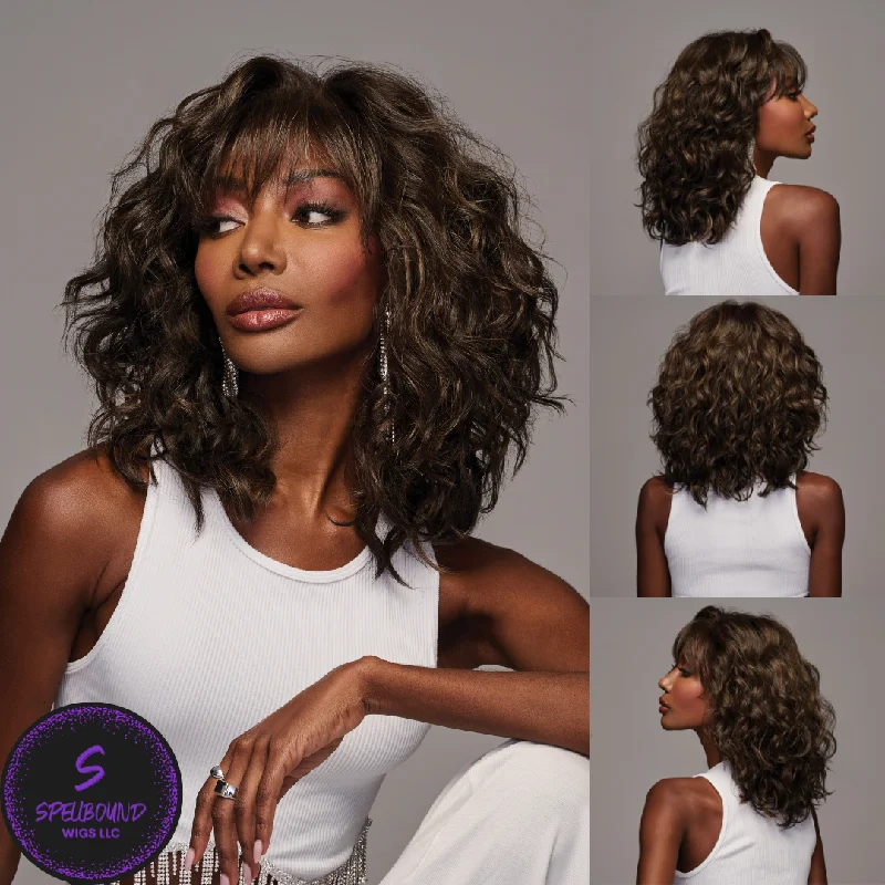 Short wig with a gradient color for a modern and stylish appearanceHannah - Kim Kimble Hair Collection