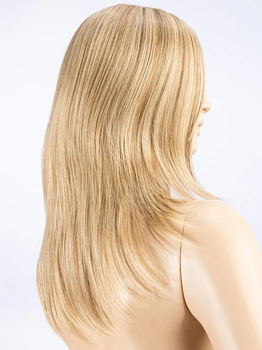 SANDY BLONDE ROOTED | Medium Blonde & Light Neutral Blonde and Light Strawberry Blonde Blend with Shaded Roots