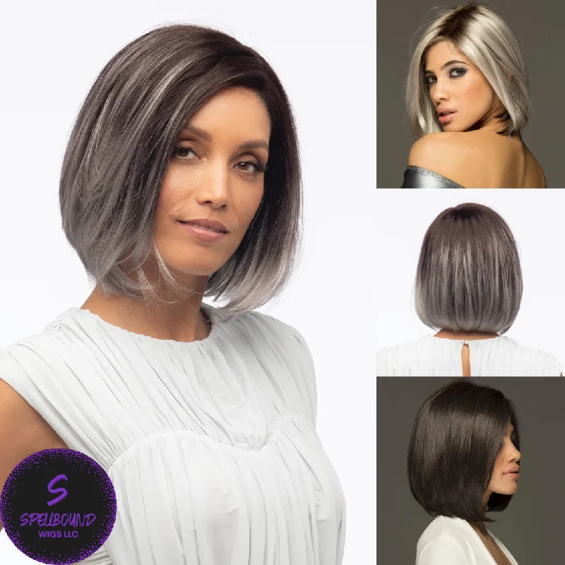 Short wig with a pre - plucked hairline for a more natural lookJamison in SilverSunRT8 - Naturalle Front Lace Line Collection by Estetica Designs ***CLEARANCE***