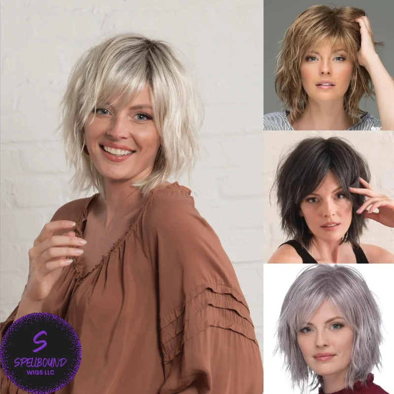 Short wig with a blunt bob cut for a modern and sleek styleJones - Classique Collection by Estetica Designs