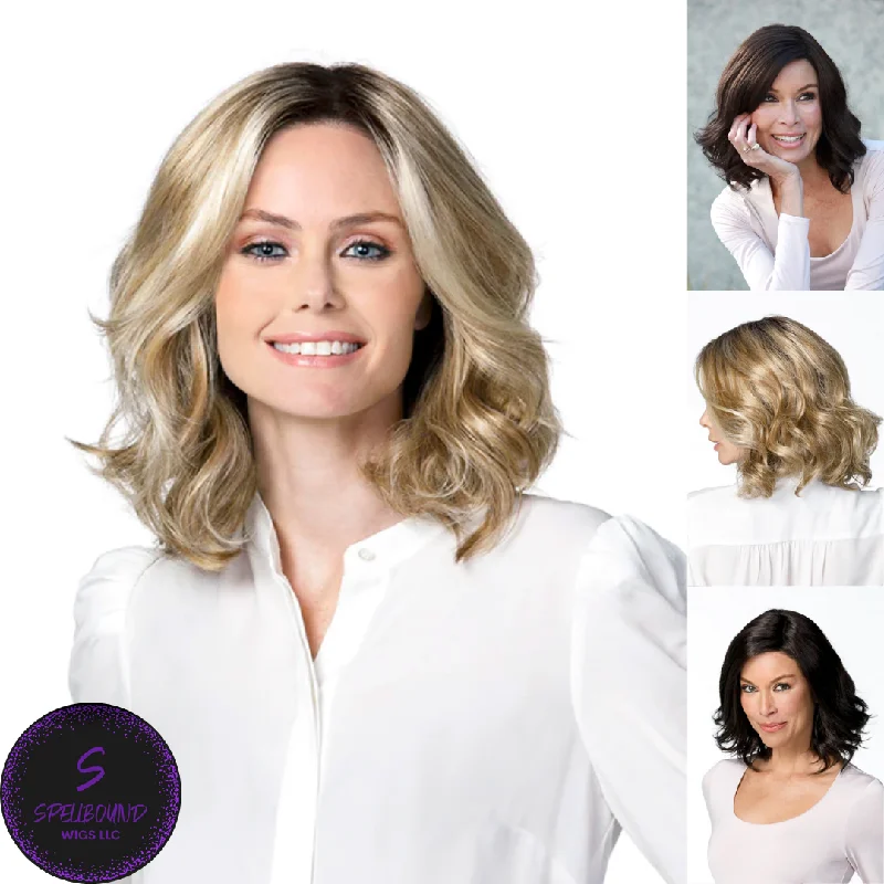 Short wig with a blunt bob cut for a modern and sleek styleKelly - SmartLace Collection by Jon Renau