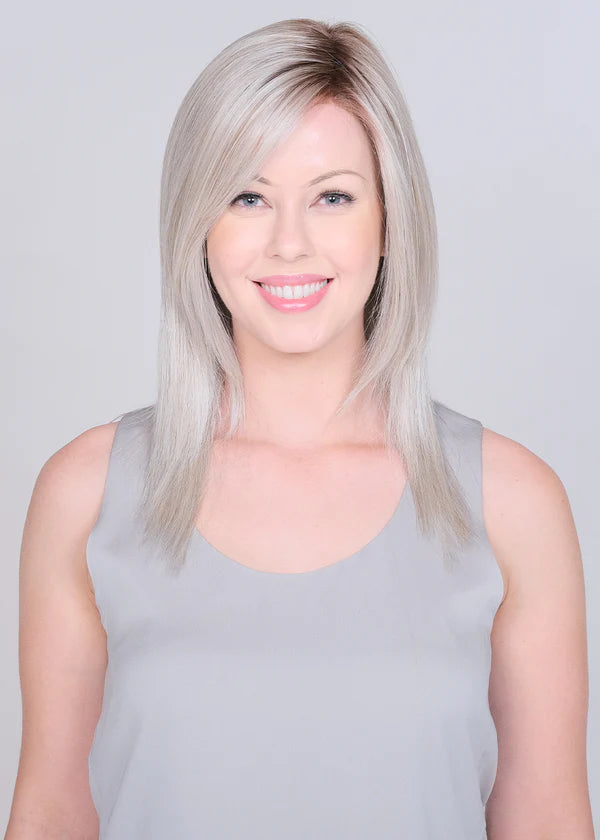 Long - length wig with a side - swept bang for a sophisticated lookKushikamana 18 | Heat Friendly Synthetic Lace Front Wig (Mono Part) by Belle Tress