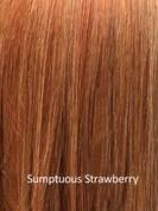 SUMPTUOUS STRAWBERRY | Pure Red, Strawberry Blonde & Paprika w/ Copper Undertones & Med Brown Roots