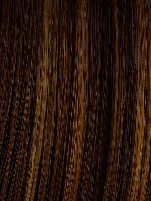 R829S+ GLAZED HAZELNUT | Medium Brown with Ginger highlights on top