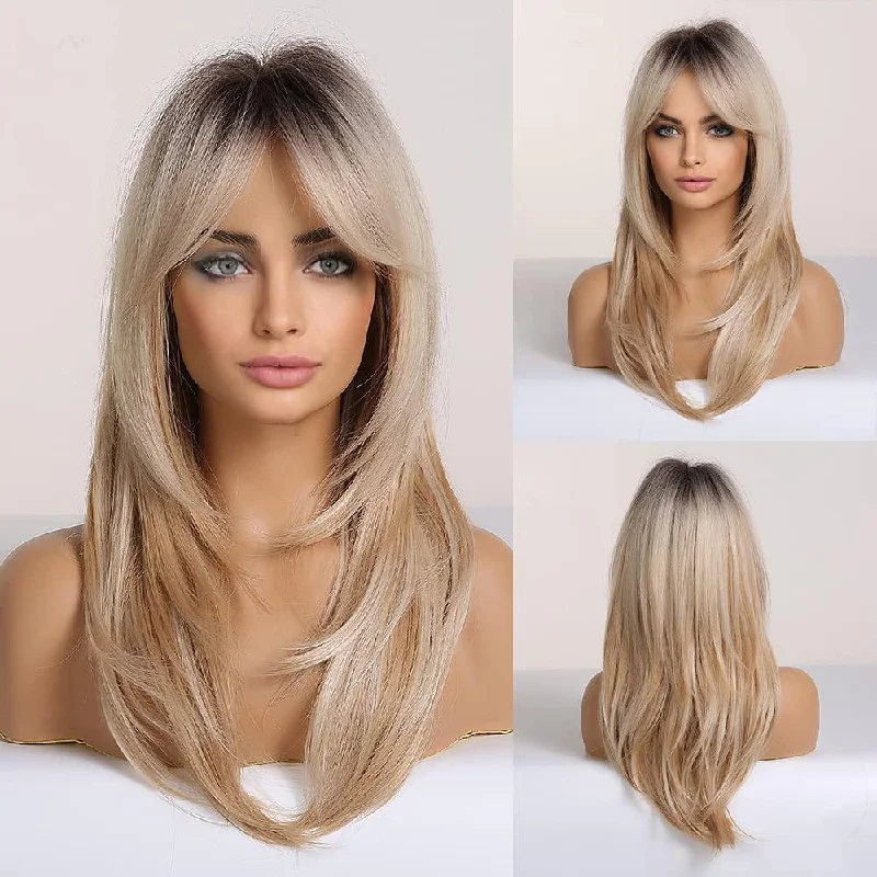 CHAMPAGNE BLONDE - cool toned blonde with highlights