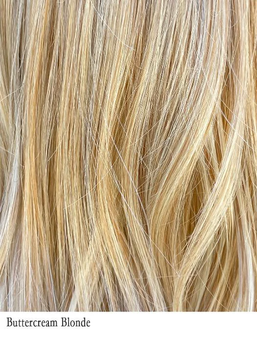 BUTTERCREAM BLONDE | 14/88 | Unrooted Blend of Gold, Neutral & Sandy Blonde Highlighted with Pure Blonde