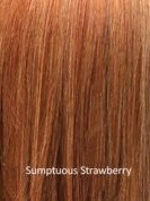 SUMPTUOUS STRAWBERRY | Pure Red, Strawberry Blonde & Paprika w/ Copper Undertones & Med Brown Roots