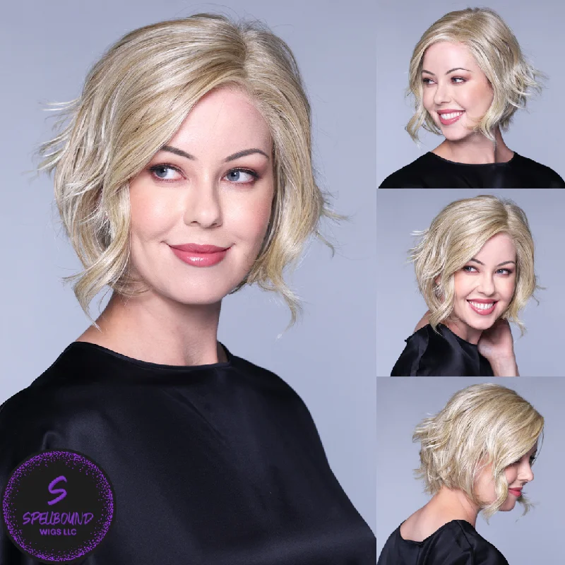 Monofilament - cap short wig for a breathable and natural - looking scalpLos Angeles in Buttered Toast - City Collection by BelleTress ***CLEARANCE***