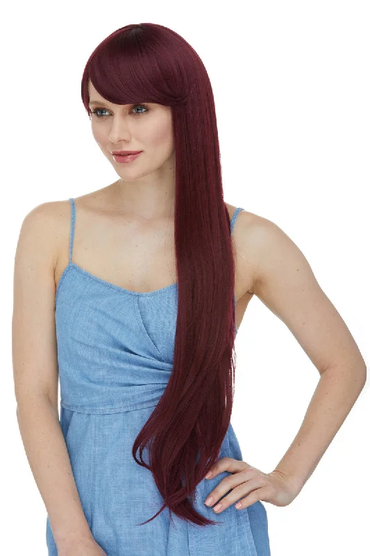 Long - length wig with a 220 - density for an extra - full appearanceAphrodite <br>Synthetic Wig