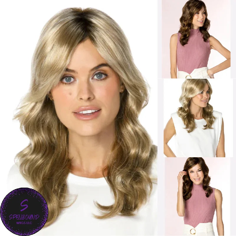 Short wig with a wavy texture for a beachy and relaxed lookMariah in FS24/102S12 Laguna Blonde - Nouveau Collection by Jon Renau ***CLEARANCE***