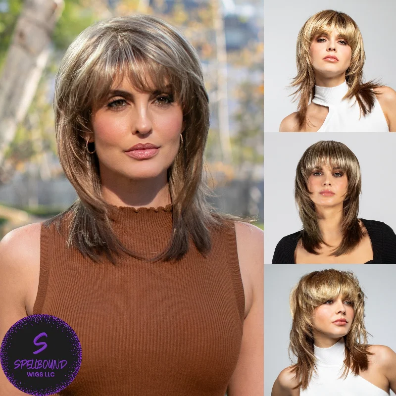 Short wig for daily office wear with a professional lookMiranda in Macchiato - Synthetic Wig Collection by Envy ***CLEARANCE***