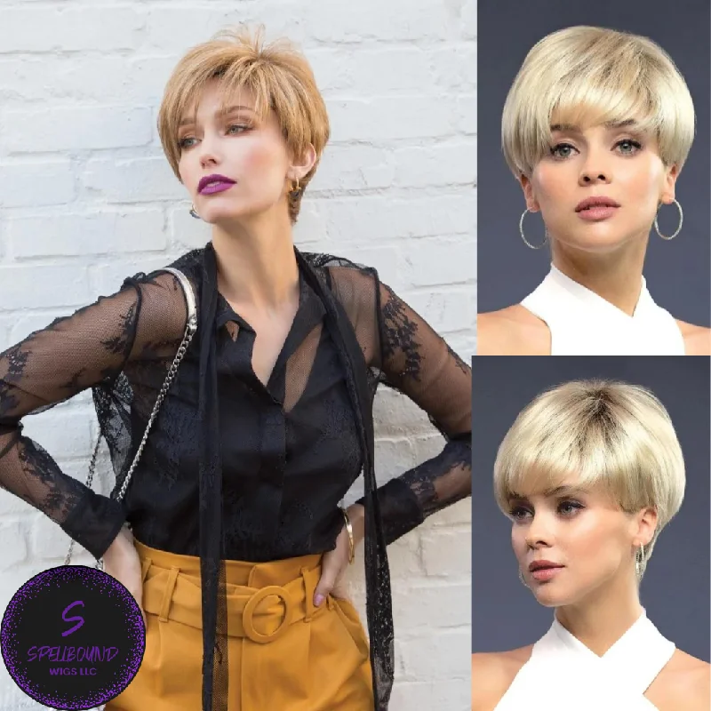 Monofilament - cap short wig for a breathable and natural - looking scalpModern Top Piece - Hi Fashion Hair Enhancement Collection by Rene of Paris