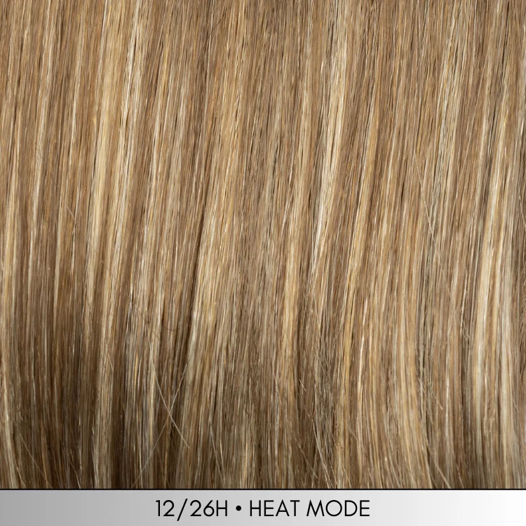 12/26H - Light golden brown with light blonde + gold blonde highlights