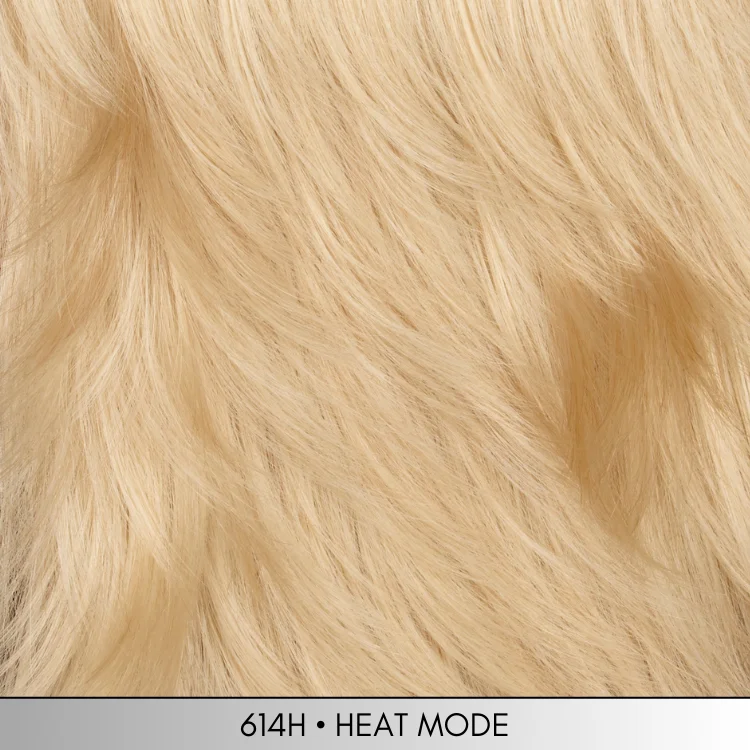 614H - Light wheat blonde with light gold blonde highlights