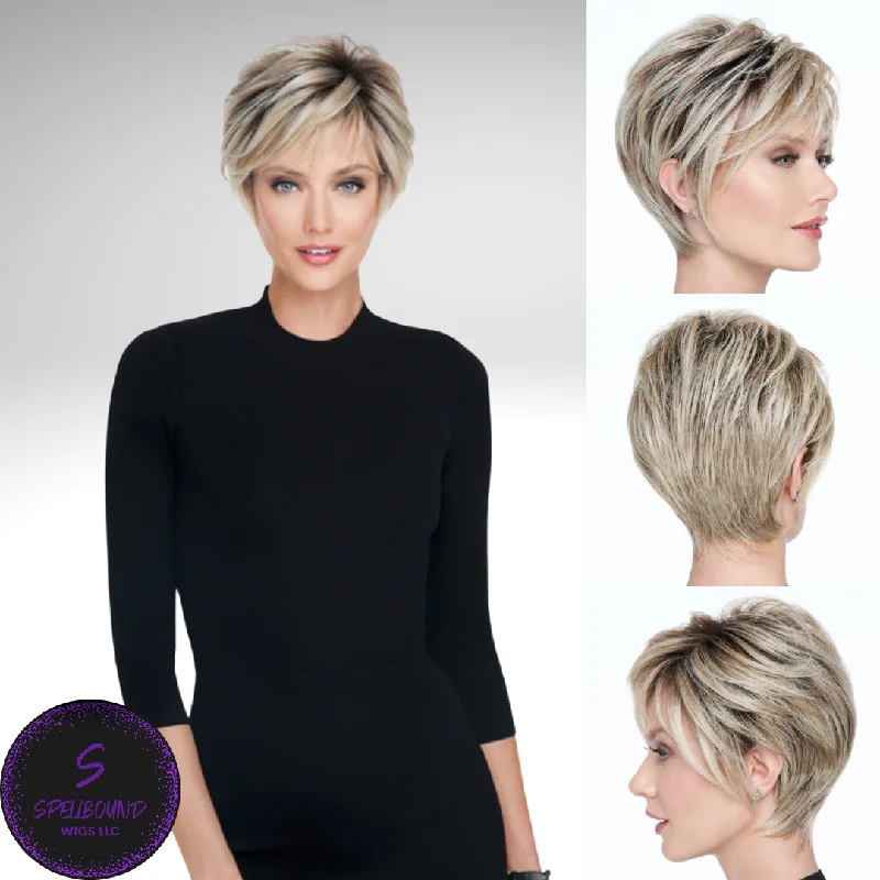 Synthetic short wig with a natural - looking shineOn Your Game - Signature Wig Collection by Raquel Welch