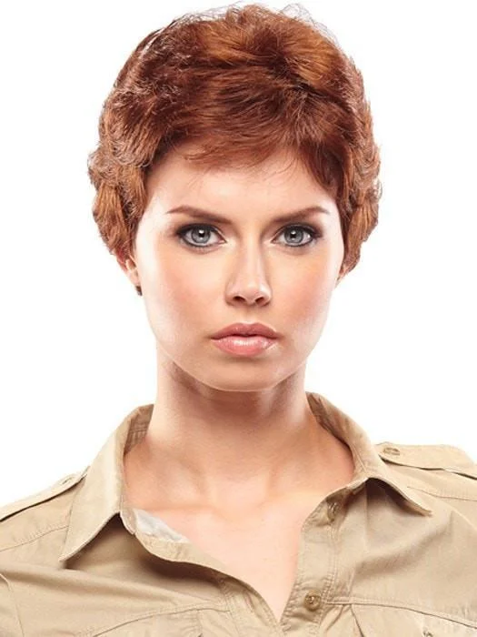 Short wig made from high - quality human hair for a luxurious feelPam Petite by Jon Renau | Mono Top | CLOSEOUT