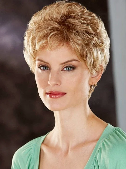 Short wig for daily office wear with a professional lookPamela by Henry Margu | Petite | Monofilament Top | CLOSEOUT