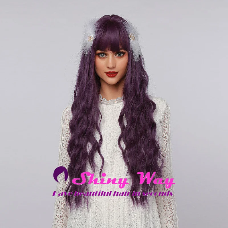 Long - length wig with a natural - looking root for a more realistic lookS135