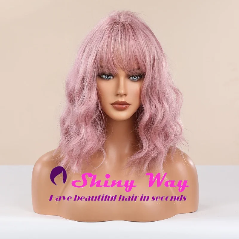 Long - length wig with a side - part for a more flattering lookS167