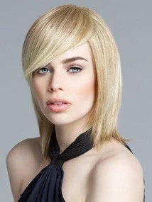 Heat - resistant short wig for easy styling with hot toolsSmooth Shag by LUXHAIR | Synthetic Lace Front Wig | CLOSEOUT