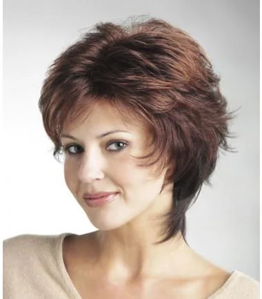 Short wig with a pre - plucked hairline for a more natural lookTawny by Tony of Beverly | Short Wig | CLOSEOUT