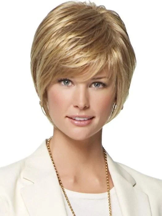 Short wig with a blunt bob cut for a modern and sleek styleTurning Point by Gabor | CLEARANCE