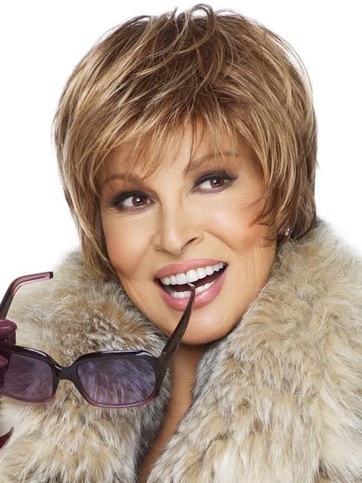 Short wig with a pixie cut for a bold and edgy lookVibrant by Raquel Welch | Mono Crown | CLEARANCE