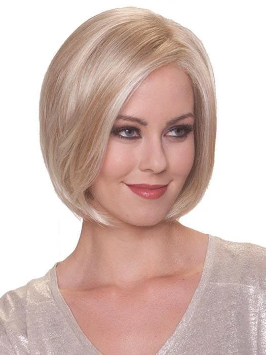 Short wig with a side - swept bang for a sophisticated and flattering styleWoolala | Synthetic Lace Front Wig | CLOSEOUT